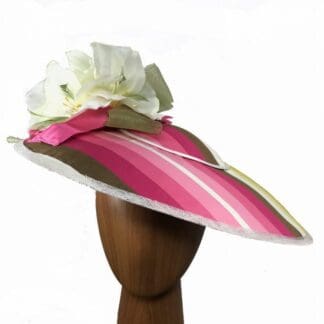 pink-striped-fabric-fascinator