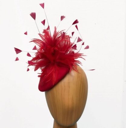 red-wool-hat- feathers