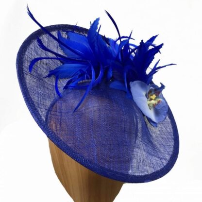 royal-blue-feathered-fascinator