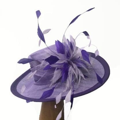 violet purple derby hat