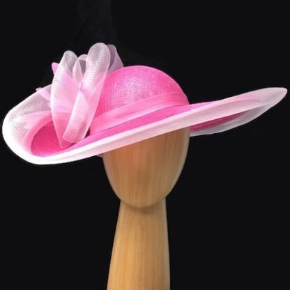 dark pink crinoline hat