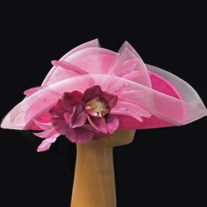 dark pink crinoline hat