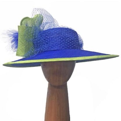 blue lime derby hat