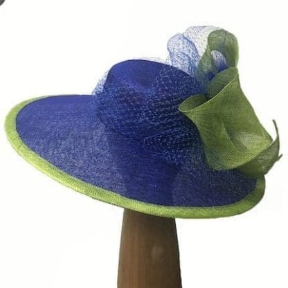 blue lime derby hat