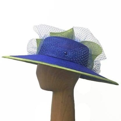 blue lime derby hat