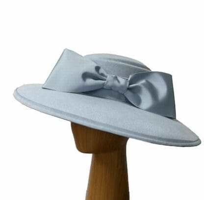 powder blue wool hat