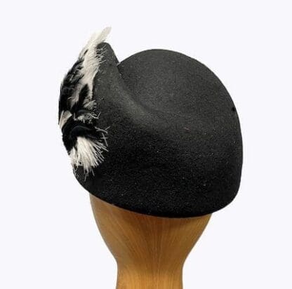 small black wool hat