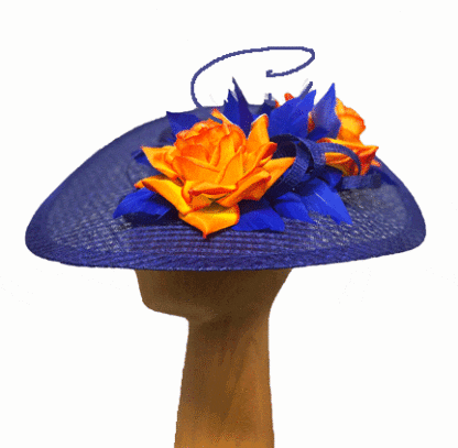 royal blue with orange hatinator