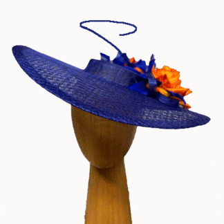 royal blue with orange hatinator