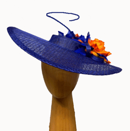 royal blue with orange hatinator