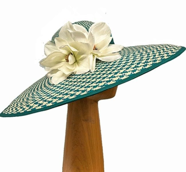 Maya XL green ivory check - Image 2